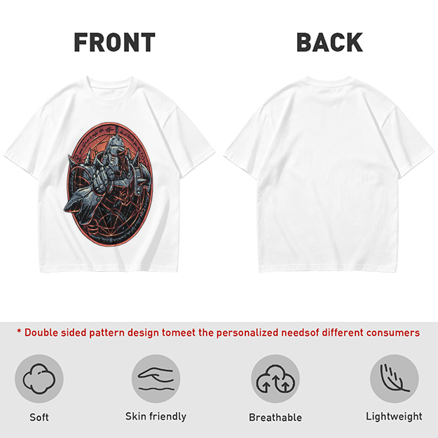 Olive T-Shirt Featuring Alphonse Elric Fullmetal Alchemist Artwork