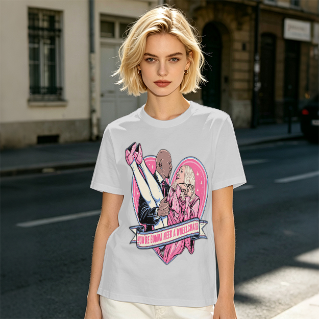 Olive Graphic T-Shirt With Funny Heart Print And Text
