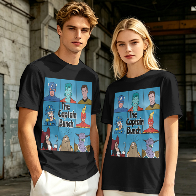Olive T-Shirt Featuring The Captain Bunch Mashup Artwork