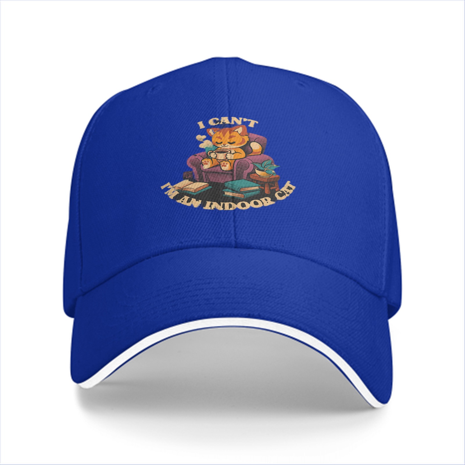 I Can't I'm An Indoor Cat Baseball Cap