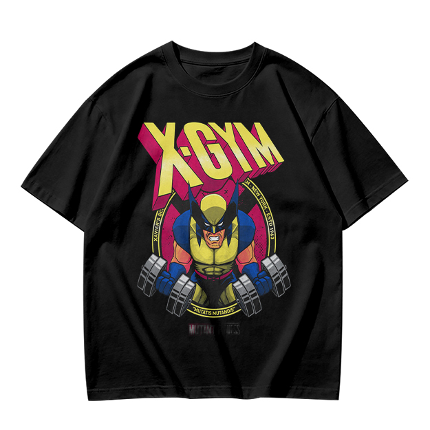 X-GYM Wolverine Lifting Dumbbell Graphic T-Shirt