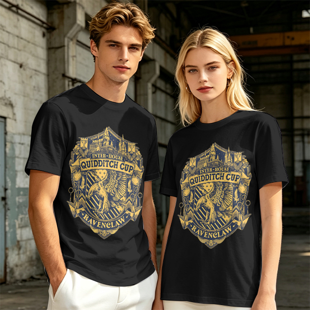 Ravenclaw Inter-House Quidditch Cup Crest Graphic T-Shirt