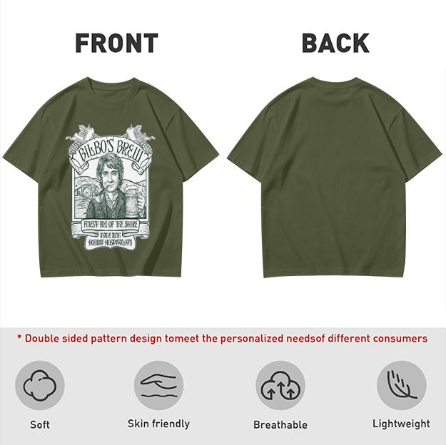 Bilbo's Brew Finest Ale of the Shire Themed T-Shirt