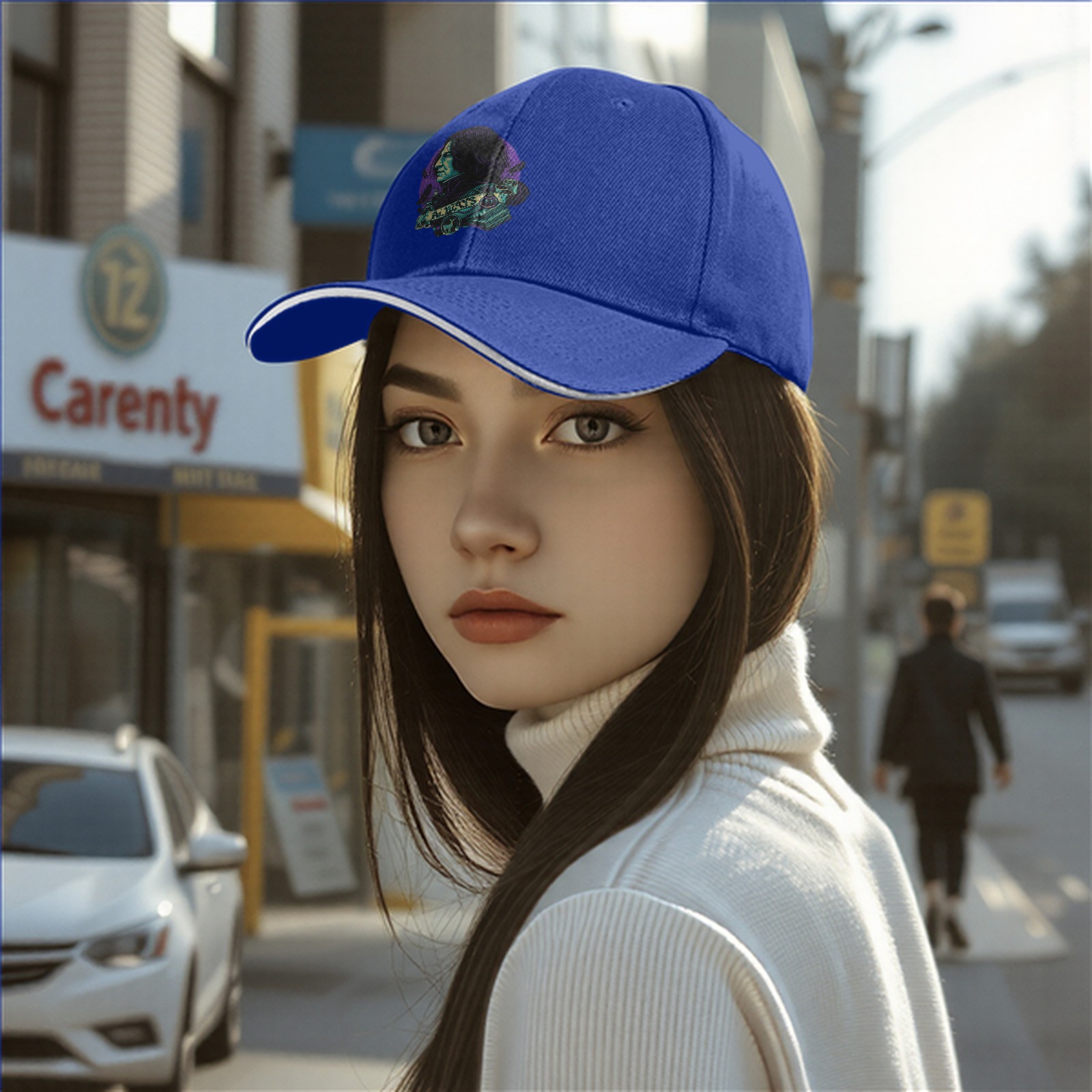 Black baseball cap with Severus Snape 'Always' graphic design
