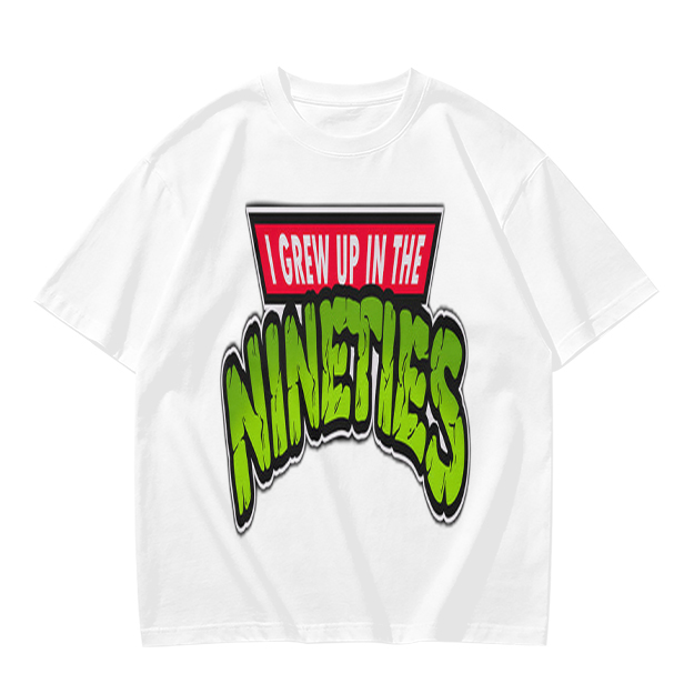 I Grew Up In The Nineties Retro Graphic T-Shirt