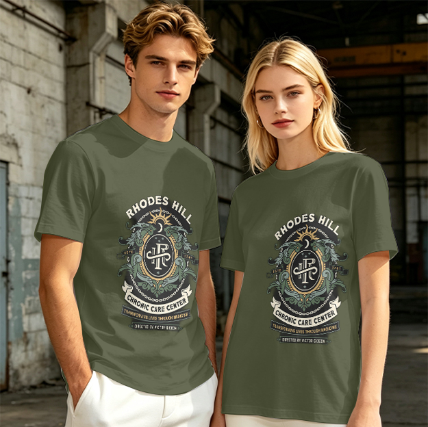 Rhodes Hill Chronic Care Center Crest Graphic T-Shirt