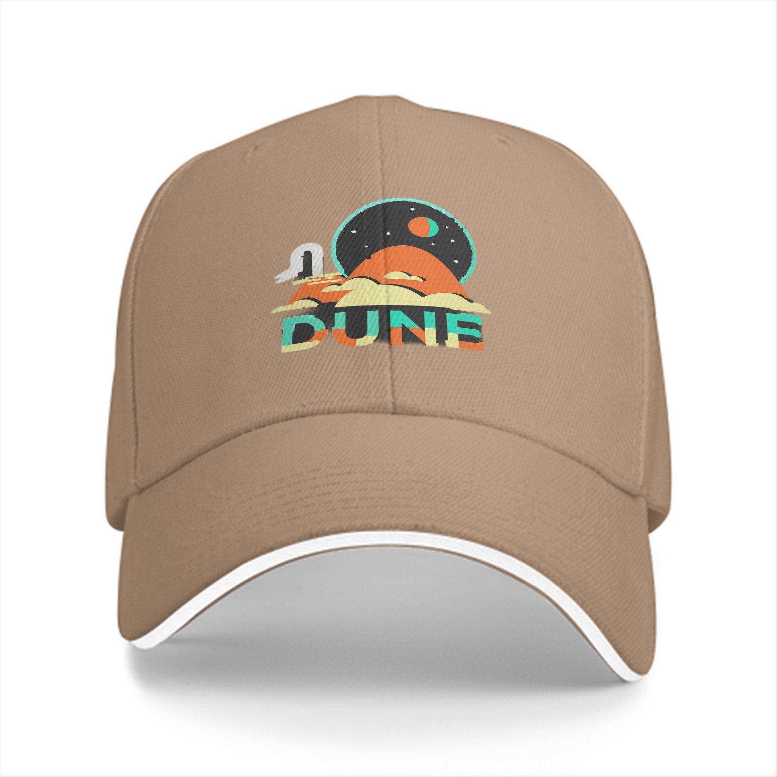 Dune Themed Graphic Black Baseball Cap