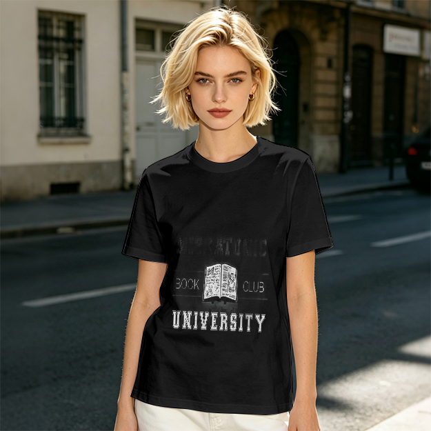 Miskatonic University Book Club Graphic Olive T-Shirt