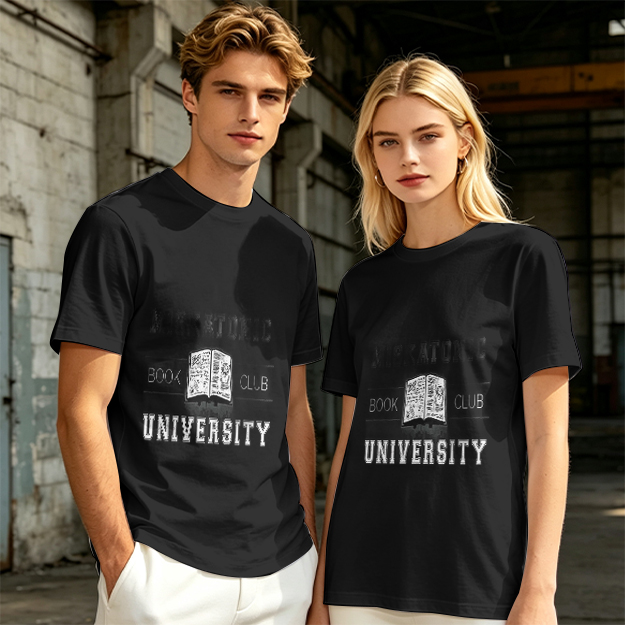 Miskatonic University Book Club Graphic Olive T-Shirt