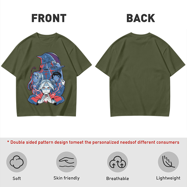 Fullmetal Alchemist Character Group Graphic T-Shirt