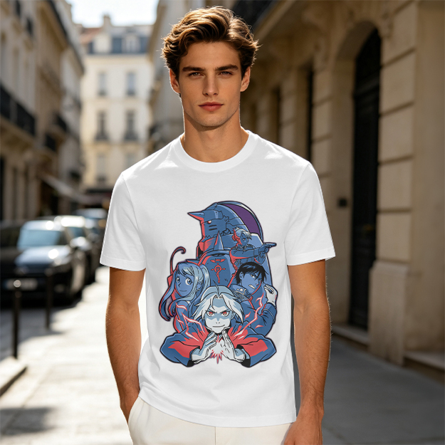 Fullmetal Alchemist Character Group Graphic T-Shirt