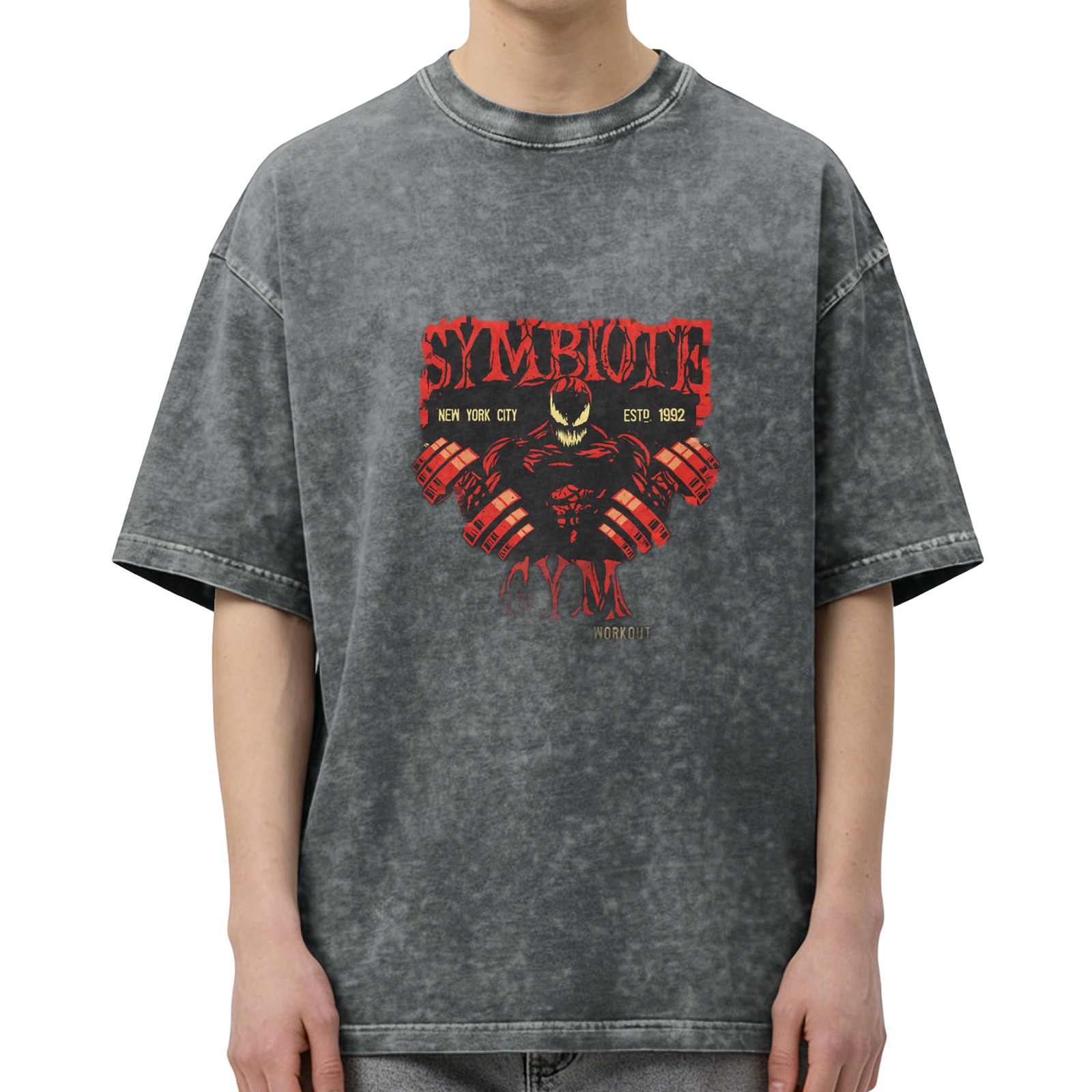Symbiote Gym New York City Est 1992 Workout Graphic T-Shirt