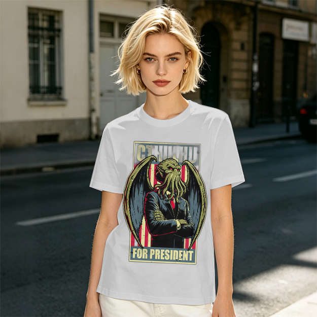 Cthulhu For President Graphic Tee