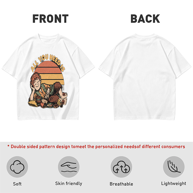 All You Need Is Hobbit Relaxing Sunset Graphic T-Shirt