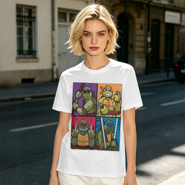 Teenage Mutant Ninja Turtles Group Graphic T-Shirt