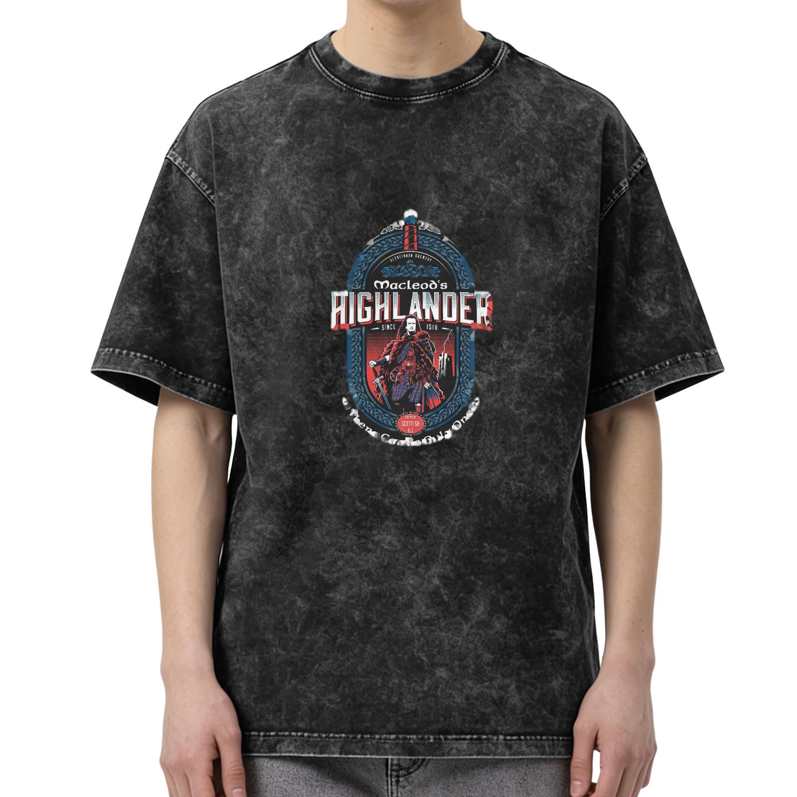 Macleod's Highlander Vintage Wash Graphic T-Shirt