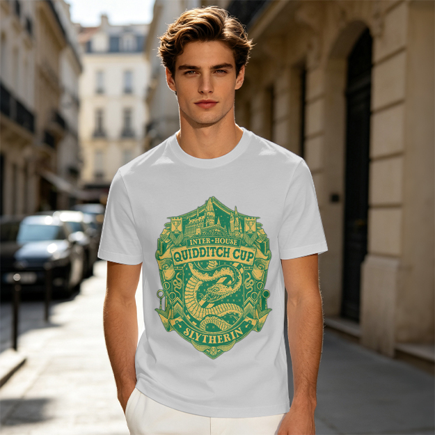 Slytherin Inter-House Quidditch Cup Crest T-Shirt
