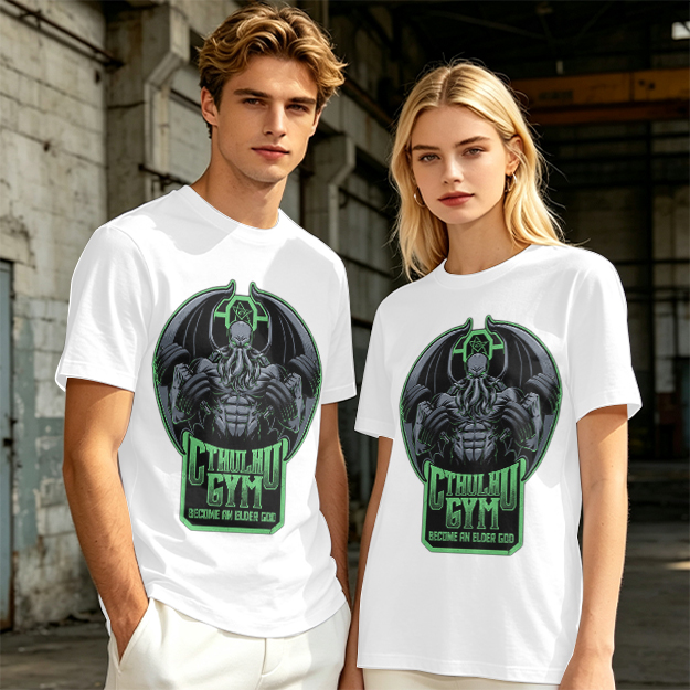 Cthulhu Gym Become An Elder God Graphic T-Shirt