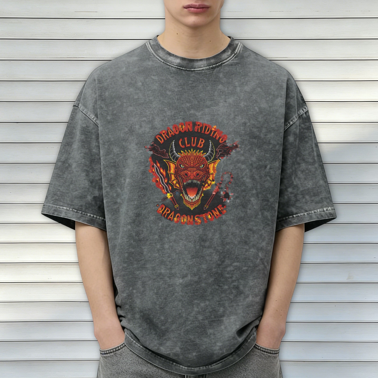 Dragon Riding Club Dragonstone Graphic Vintage T-Shirt
