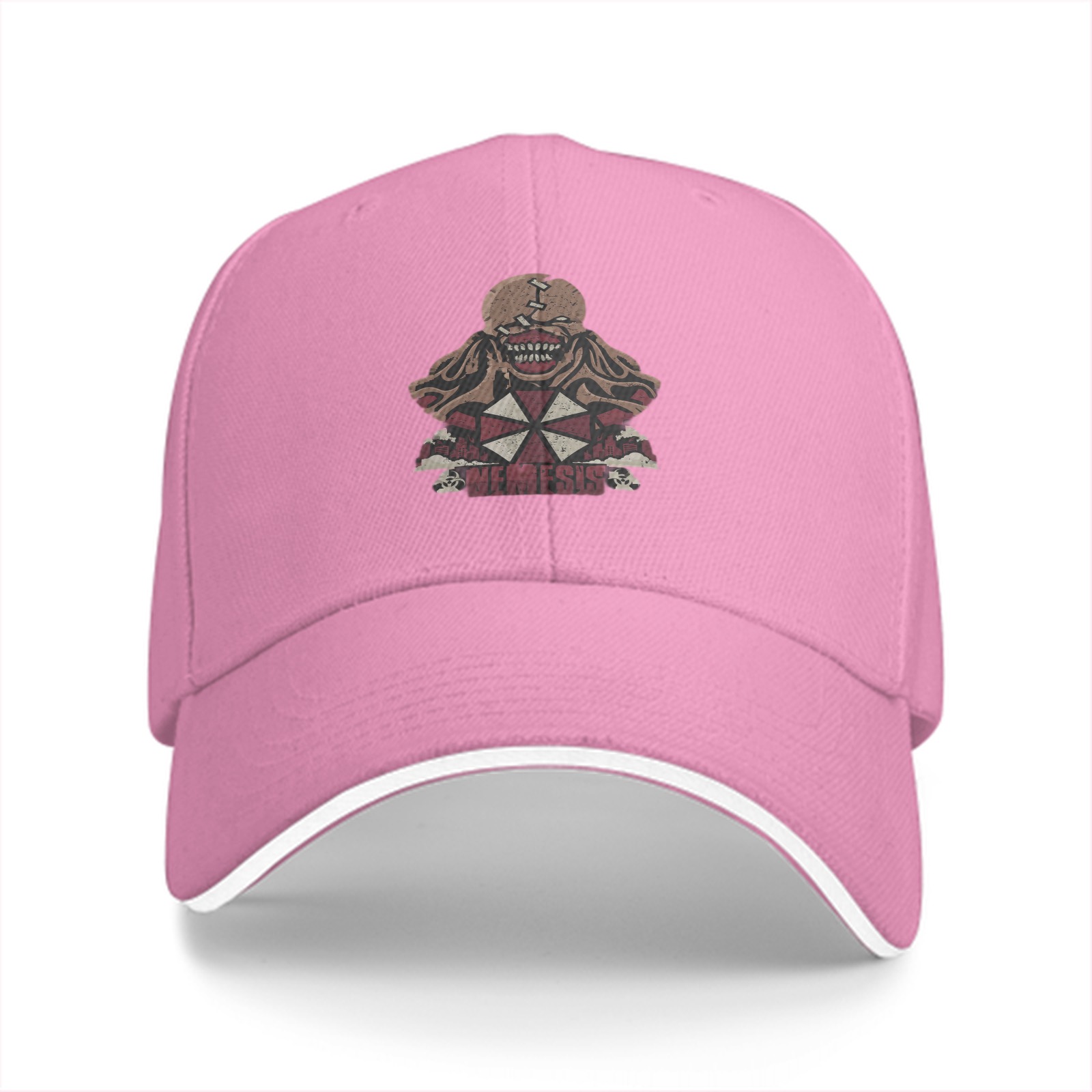 Resident Evil Nemesis Umbrella Logo Black Baseball Cap