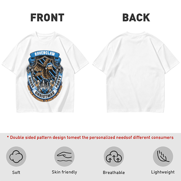 Ravenclaw House Christmas Party T-Shirt with Butterbeer Theme