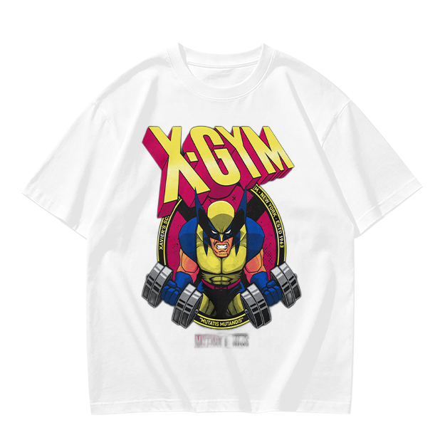 X-GYM Wolverine Lifting Dumbbell Graphic T-Shirt