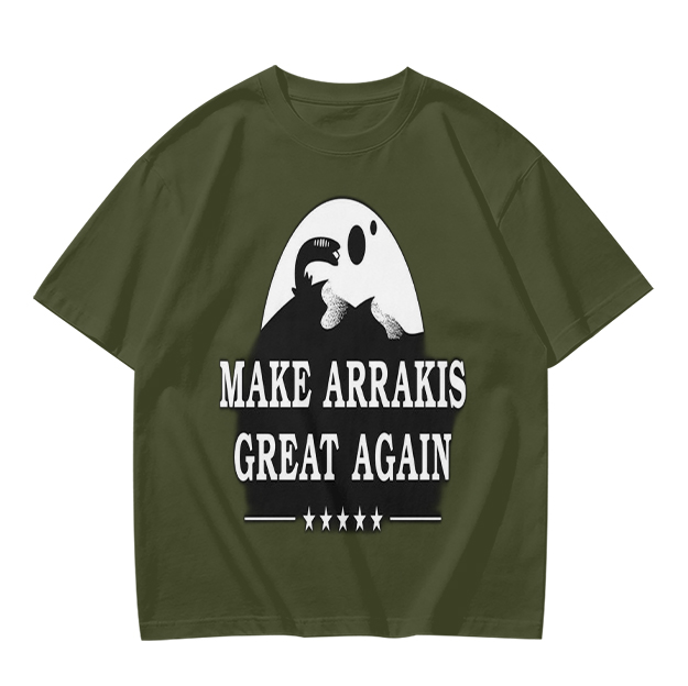 Make Arrakis Great Again Dune Themed Graphic T-Shirt