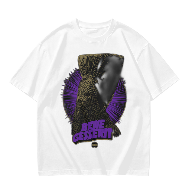 Olive Graphic T-Shirt With Bene Gesserit Witch Artwork