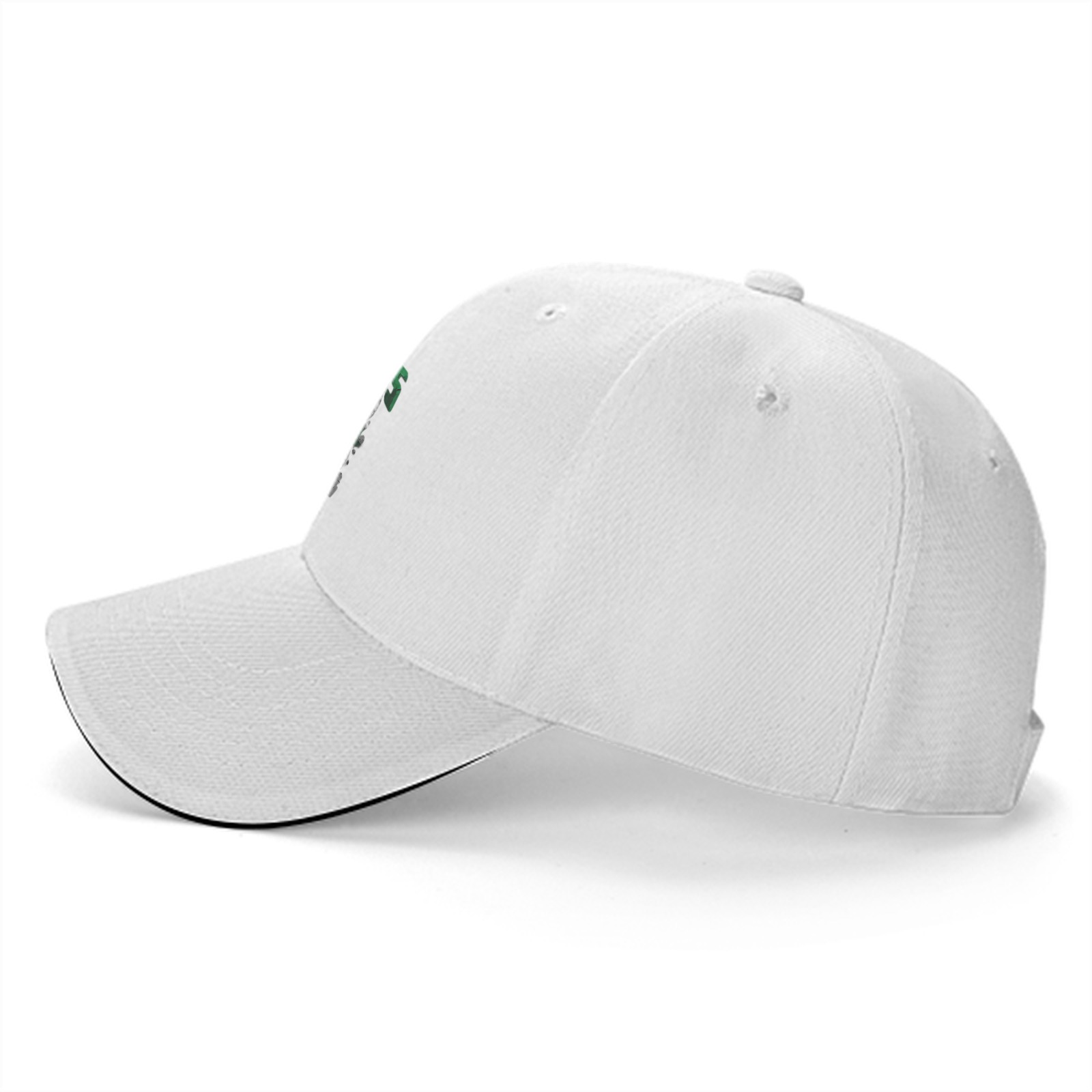 Black baseball cap with duck octopus hybrid graphic design
