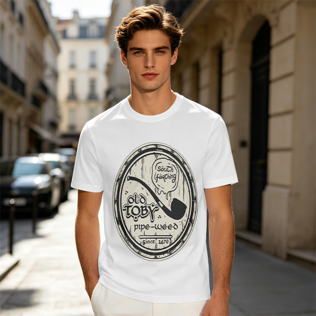 Old Toby Pipe Weed South Farthing Graphic Tee