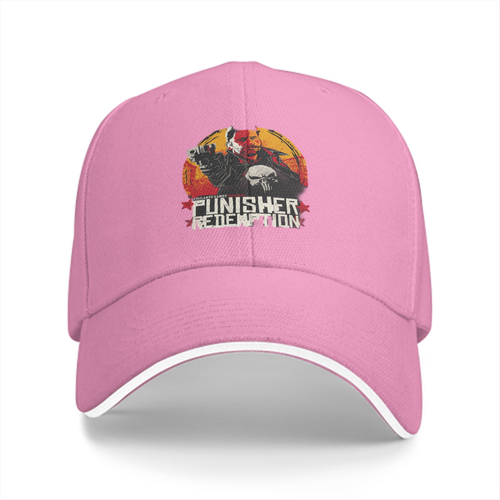 Punisher Redemption Graphic Black Baseball Cap