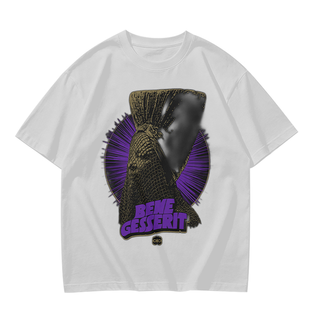 Olive Graphic T-Shirt With Bene Gesserit Witch Artwork