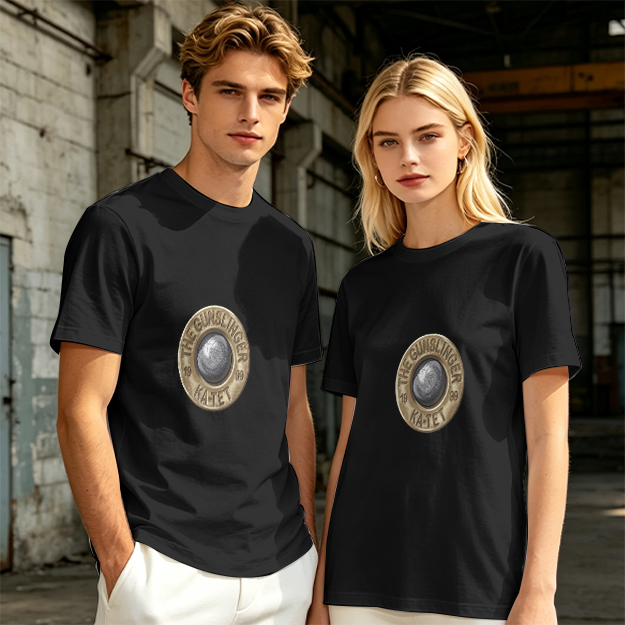 Olive T-Shirt With The Gunslinger Ka-Tet Emblem Print