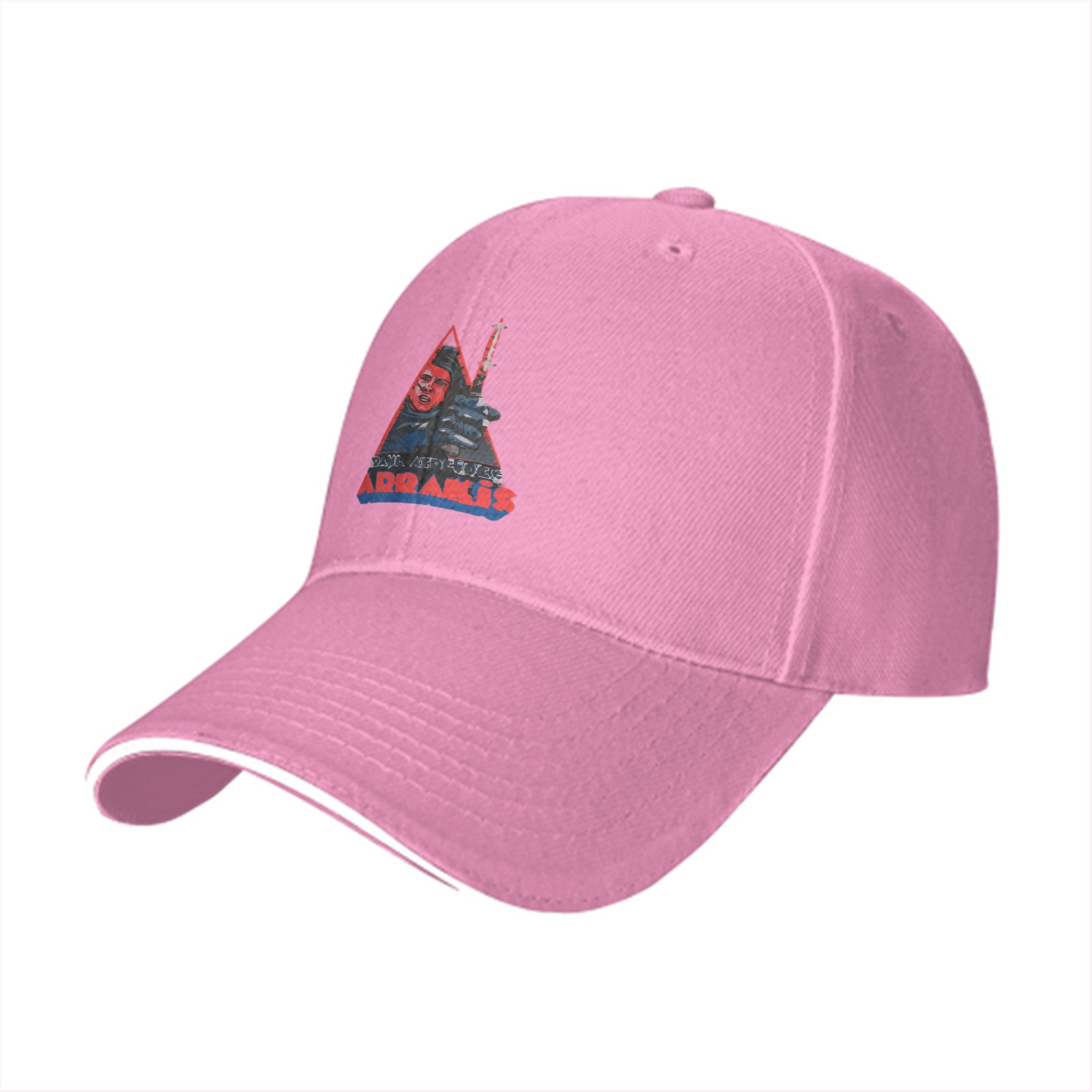 Black Baseball Cap With Arrakis Sci-Fi Graphic Print