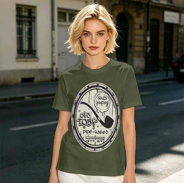 Old Toby Pipe Weed South Farthing Graphic Tee
