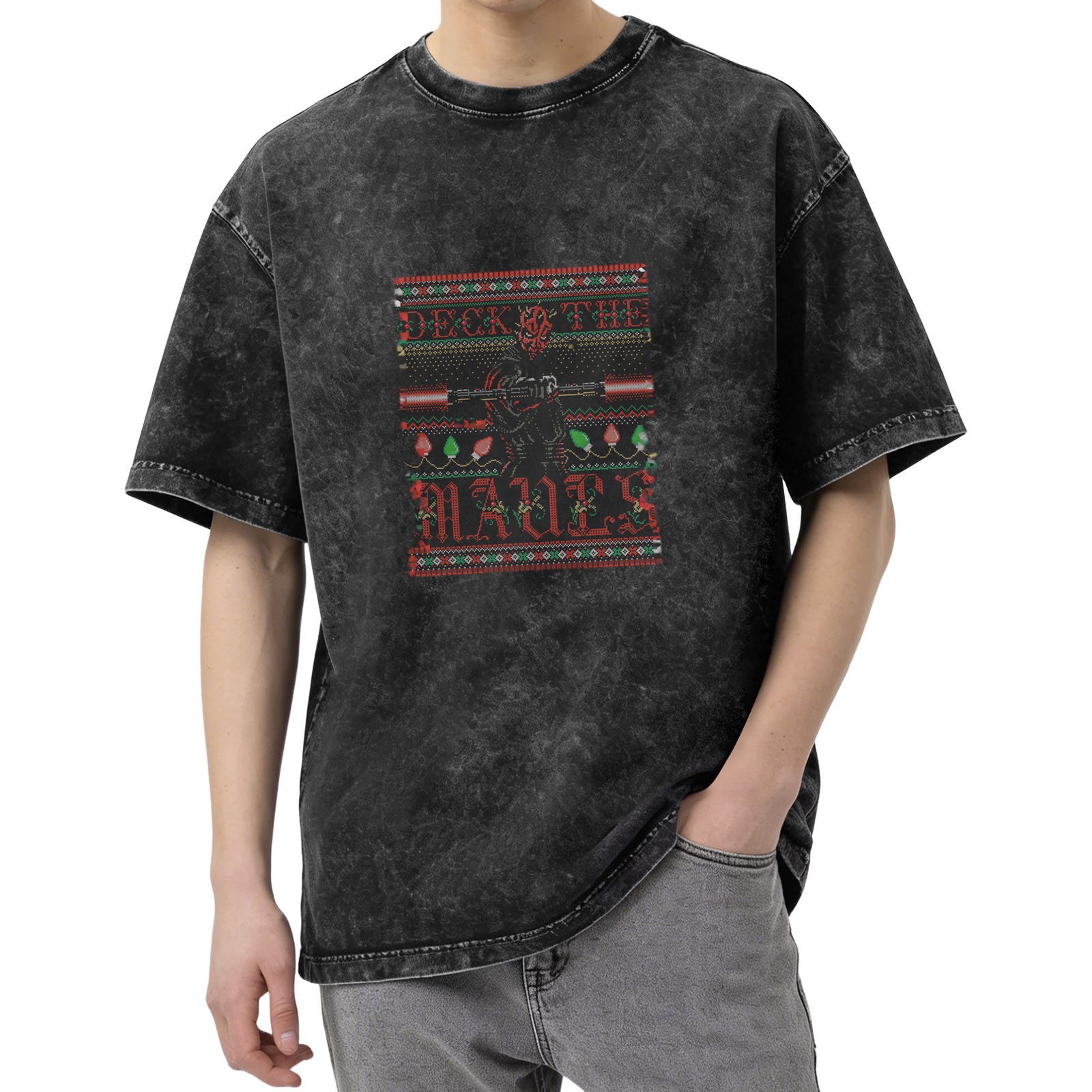 Star Wars Darth Maul Ugly Christmas Sweater T-Shirt