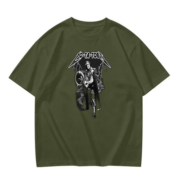 O-TA-TOE Military Graphic Olive Green T-Shirt