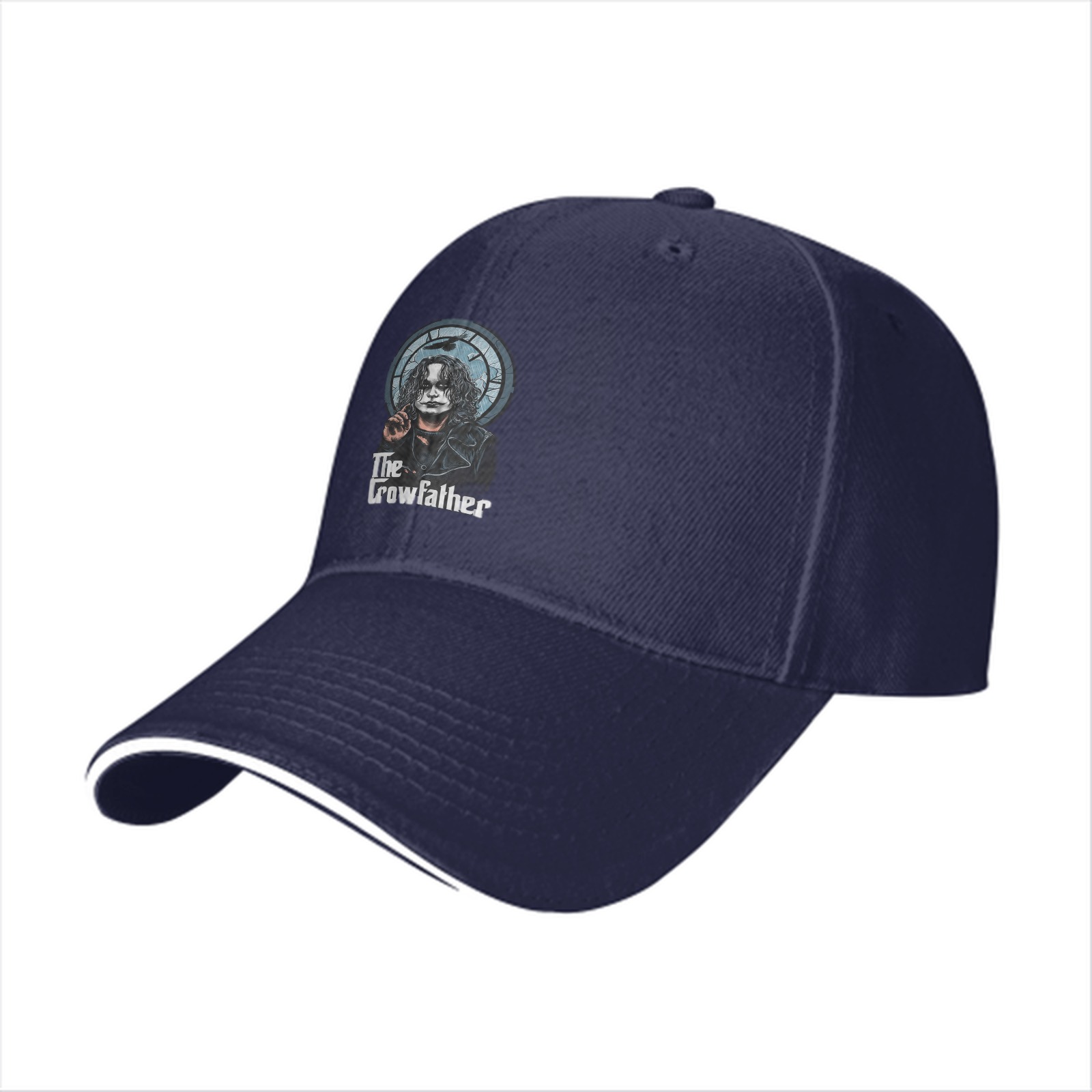 The Crowfather Graphic Black Baseball Cap