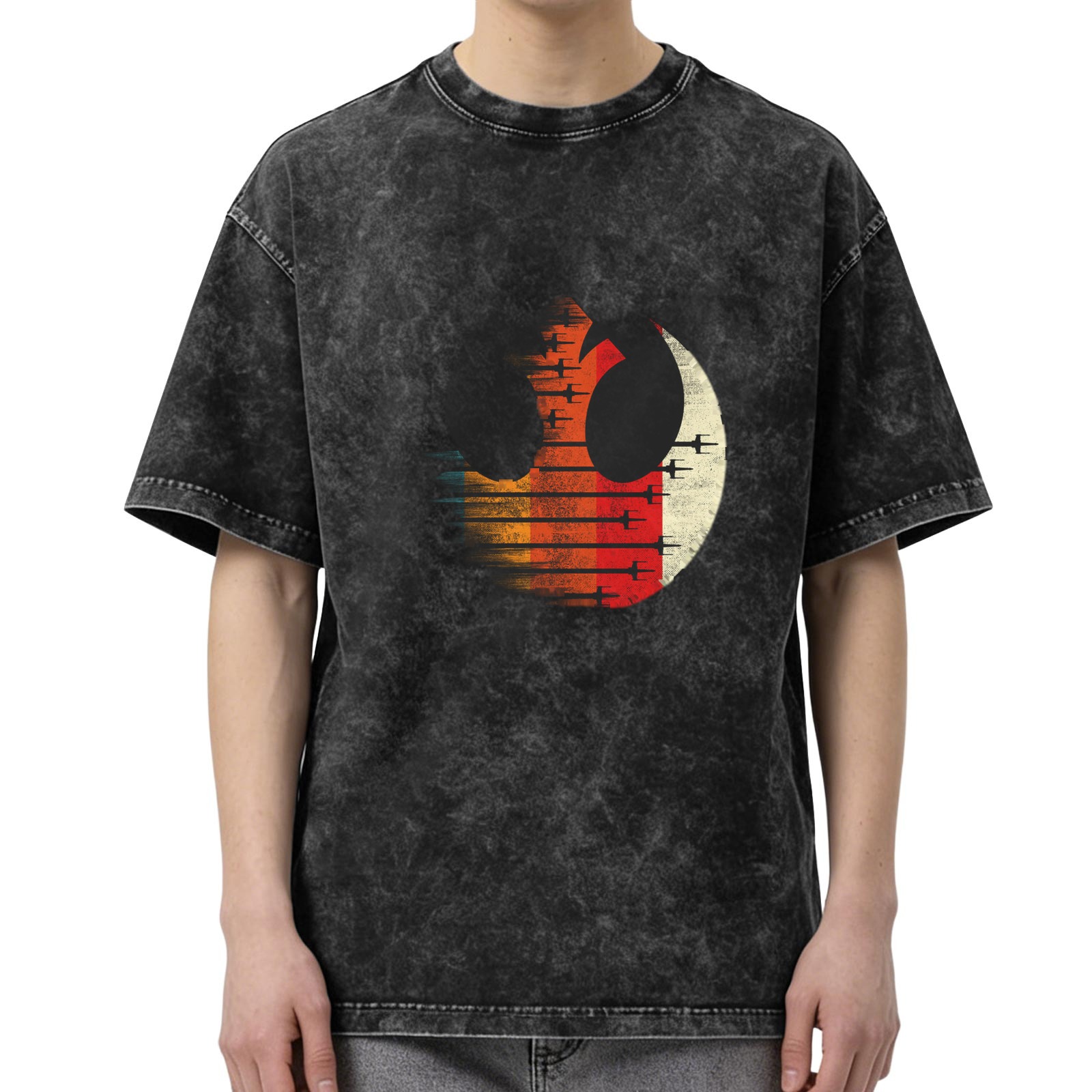 Star Wars Rebel Alliance Symbol Vintage Wash Graphic T-Shirt