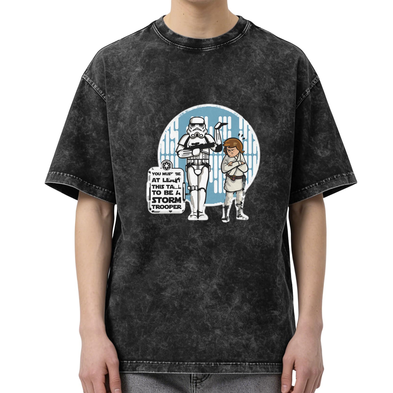 Star Wars Stormtrooper Height Check Graphic T-Shirt