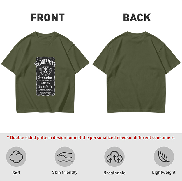 Wednesday's Acrimonium Poison Graphic T-Shirt