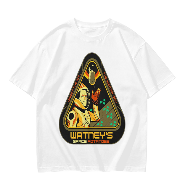 Watney's Space Potatoes Astronaut Graphic T-Shirt