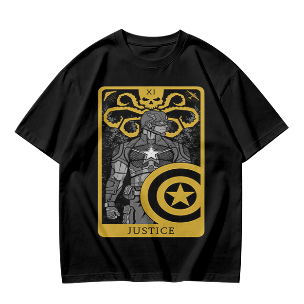 Hydra Captain America Justice Tarot Graphic T-Shirt