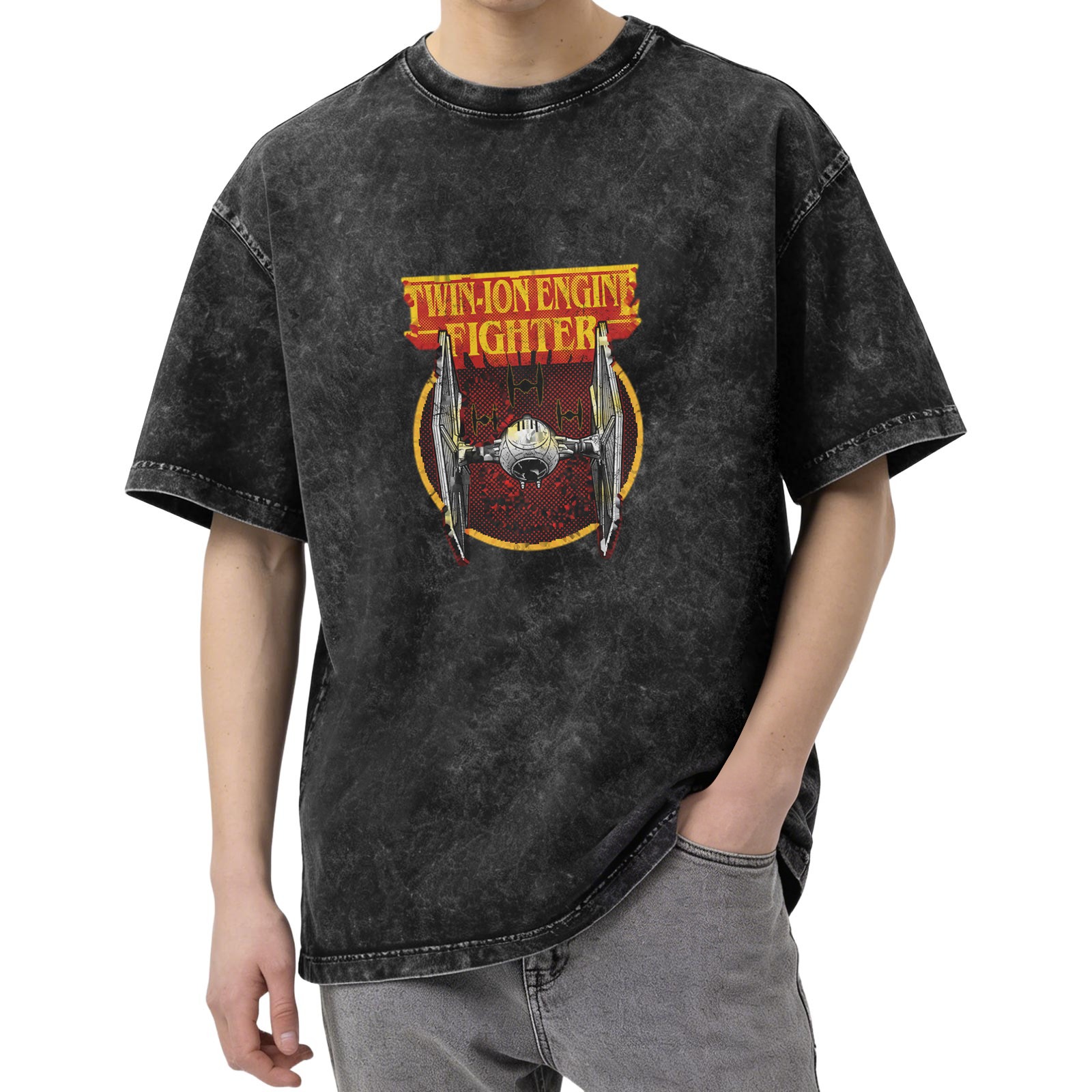 Twin-Ion Engine Fighter Star Wars Inspired Graphic T-Shirt
