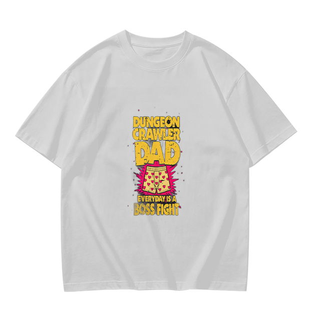 Dungeon Crawler Dad Everyday Is A Boss Fight T-Shirt