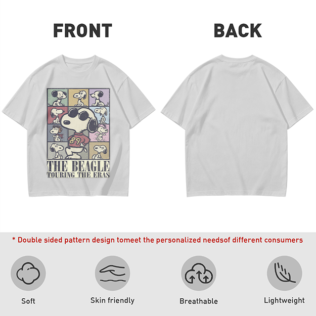 Snoopy The Beagle Touring The Eras Graphic T-Shirt
