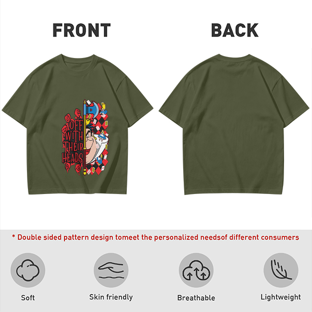 Alice in Wonderland Off With Their Heads Graphic T-Shirt