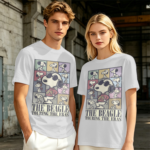 Snoopy The Beagle Touring The Eras Graphic T-Shirt