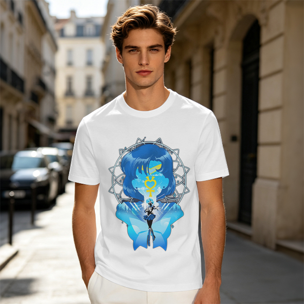 Sailor Mercury Graphic Print Olive T-Shirt