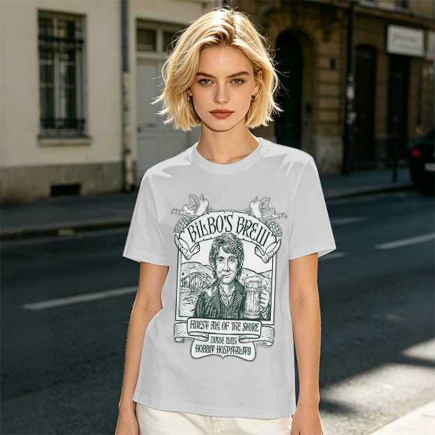 Bilbo's Brew Finest Ale of the Shire Themed T-Shirt